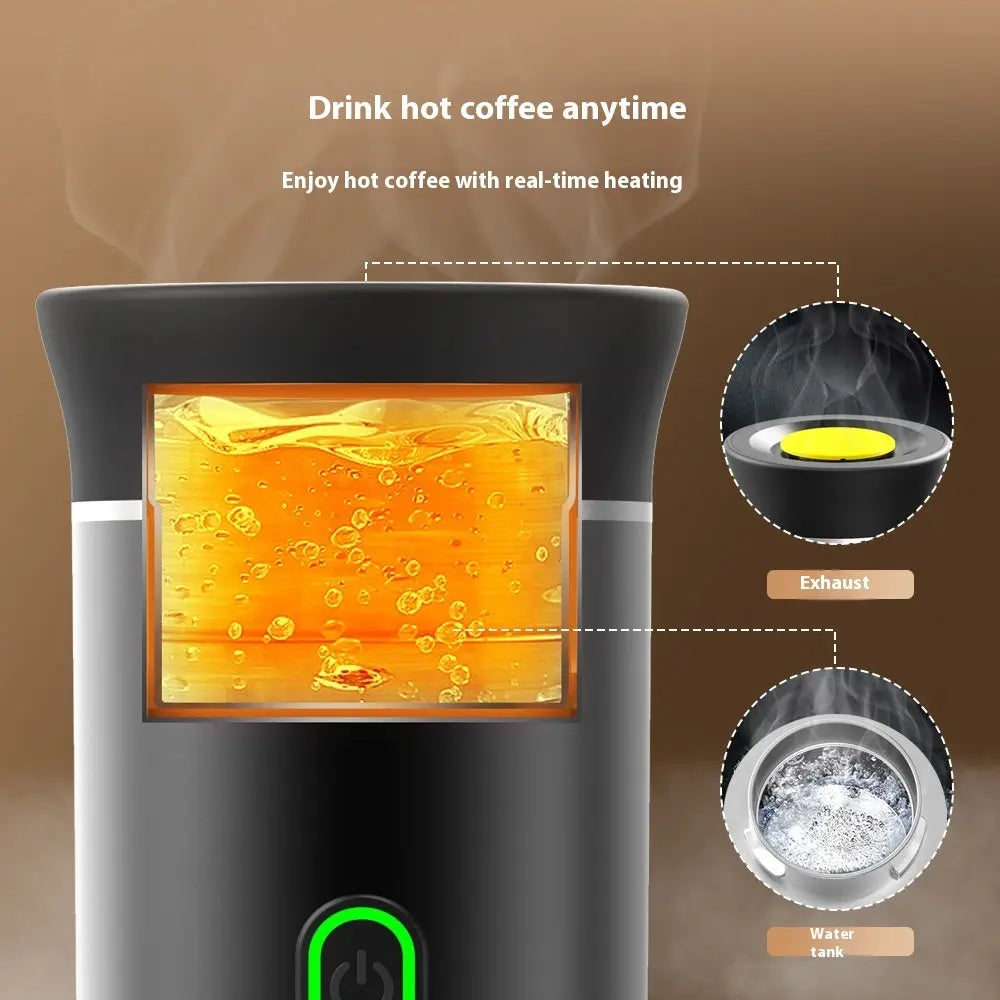 Electric Grinder Coffee Travel Handy 3 In1 Espresso Portable Coffee Espresso Maker Machine Cafe Portable Capsule Coffee Machine Kitchen Gadgets Gadget Sphere