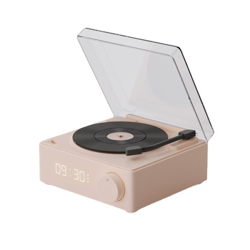 Alarm Clock Speaker Multifunctional Atom Vinyl Bluetooth Gadget Sphere