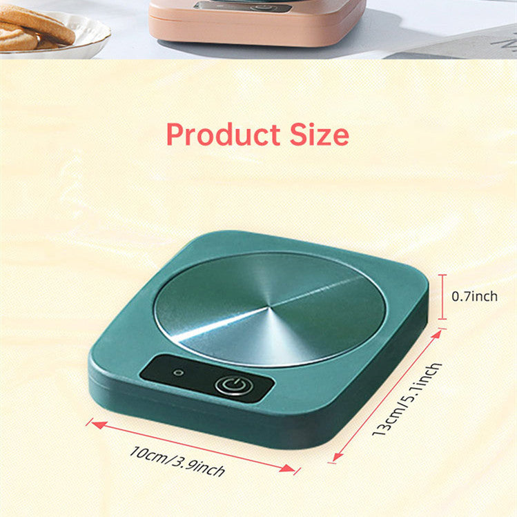 Electric Tea Water Heating Pad Constant Temperature Coffee Mug Heating Coaster Lightweight Water Pad Heater Safe For Home Office Gadget Sphere