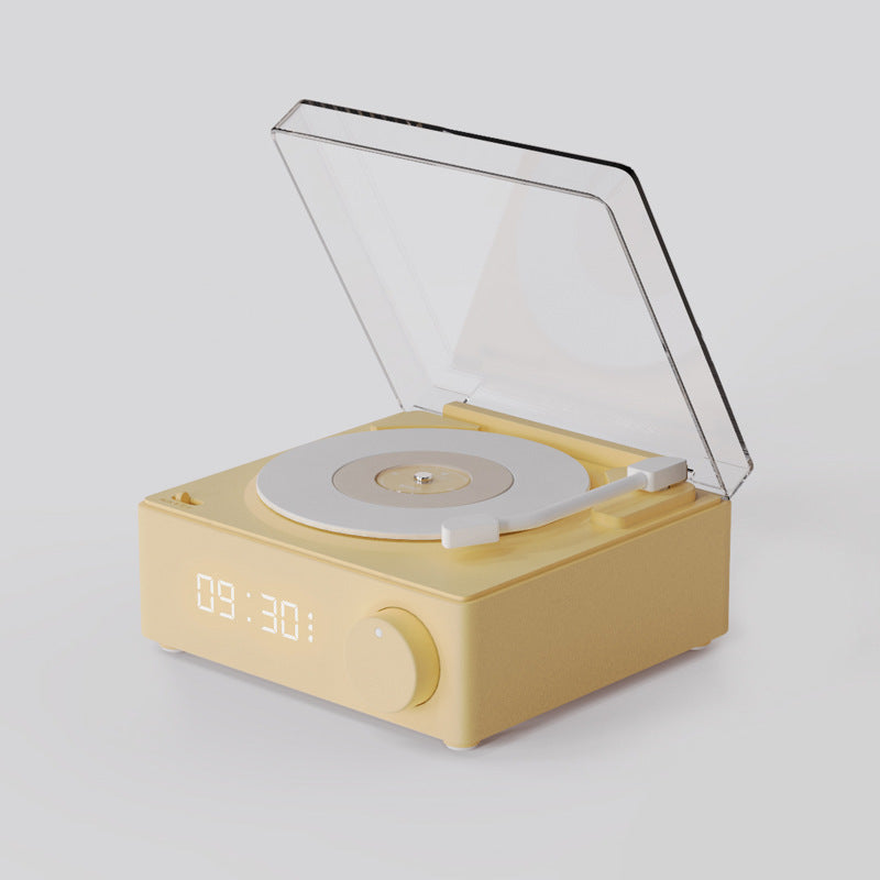 Alarm Clock Speaker Multifunctional Atom Vinyl Bluetooth Gadget Sphere