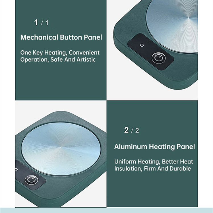 Electric Tea Water Heating Pad Constant Temperature Coffee Mug Heating Coaster Lightweight Water Pad Heater Safe For Home Office Gadget Sphere