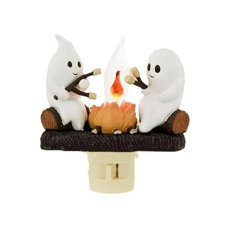 Halloween Ghost Campfire Night Light Gadget Sphere