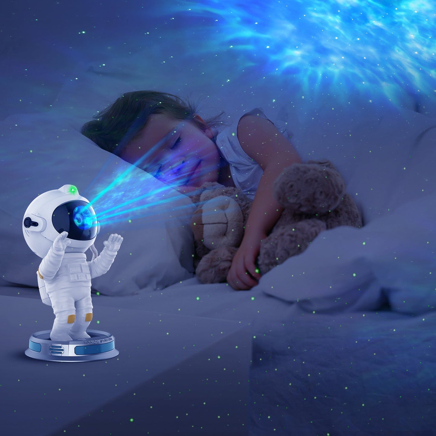 Exit Astronaut Starlight Projection Lamp Northern Lights Projector Small Night Bedroom Starry Gadget Sphere