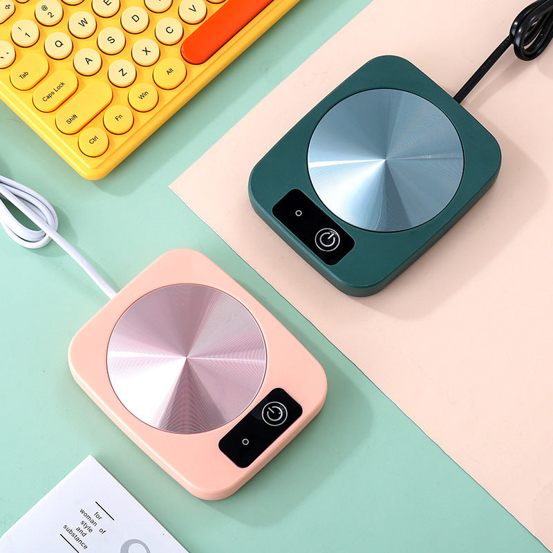 Electric Tea Water Heating Pad Constant Temperature Coffee Mug Heating Coaster Lightweight Water Pad Heater Safe For Home Office Gadget Sphere