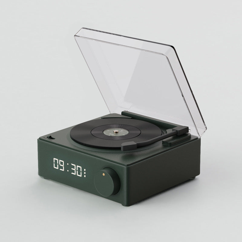 Alarm Clock Speaker Multifunctional Atom Vinyl Bluetooth Gadget Sphere