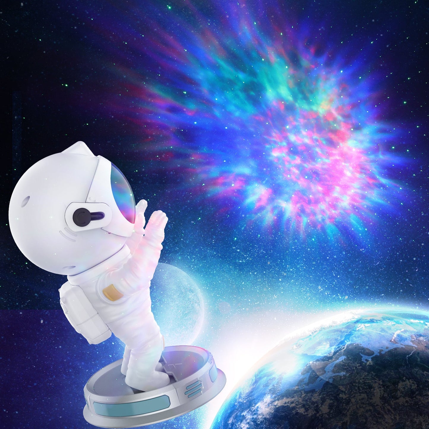 Exit Astronaut Starlight Projection Lamp Northern Lights Projector Small Night Bedroom Starry Gadget Sphere