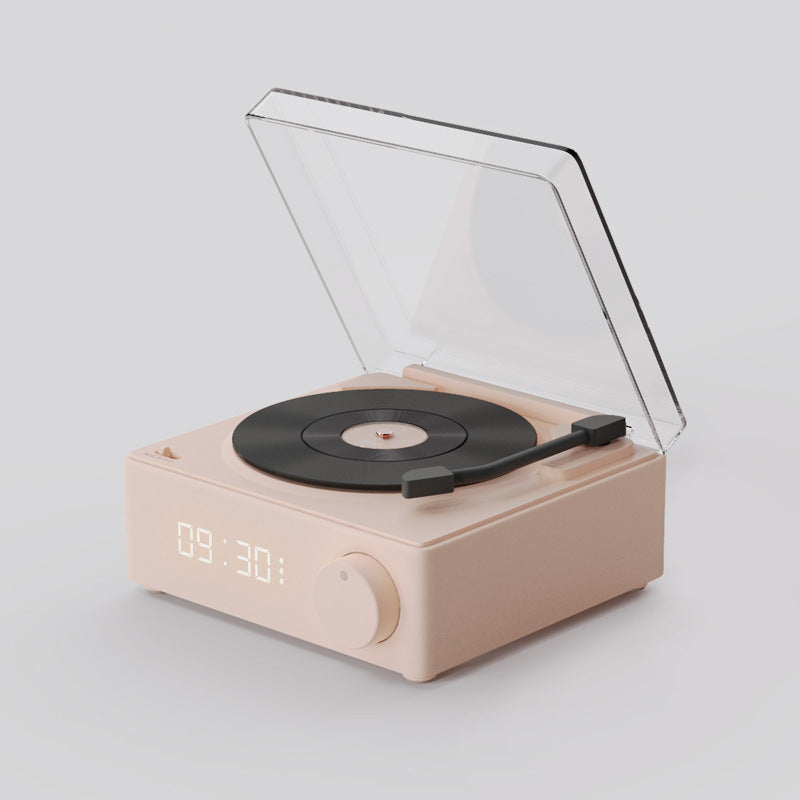 Alarm Clock Speaker Multifunctional Atom Vinyl Bluetooth Gadget Sphere