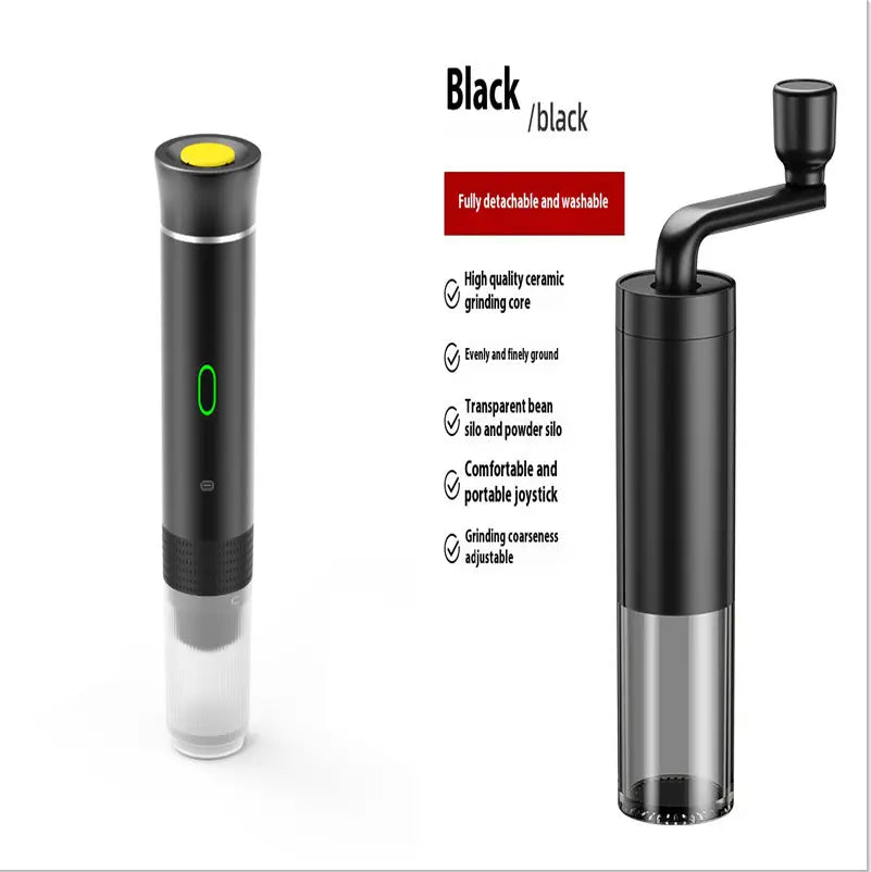 Electric Grinder Coffee Travel Handy 3 In1 Espresso Portable Coffee Espresso Maker Machine Cafe Portable Capsule Coffee Machine Kitchen Gadgets Gadget Sphere
