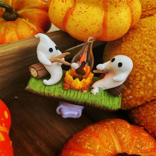 Halloween Ghost Campfire Night Light Gadget Sphere