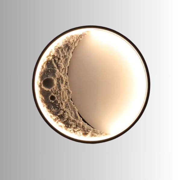Living Room Bedroom Moon Wall Lamp Background Wall Decorative Lamp Gadget Sphere