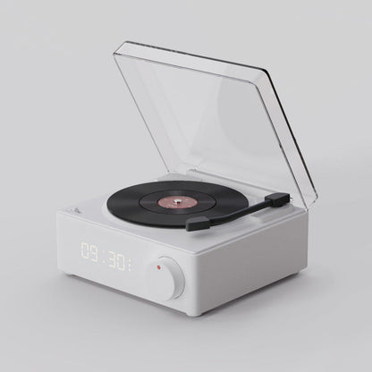 Alarm Clock Speaker Multifunctional Atom Vinyl Bluetooth Gadget Sphere
