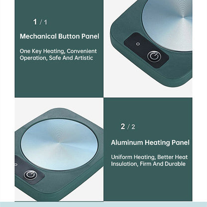 Electric Tea Water Heating Pad Constant Temperature Coffee Mug Heating Coaster Lightweight Water Pad Heater Safe For Home Office Gadget Sphere