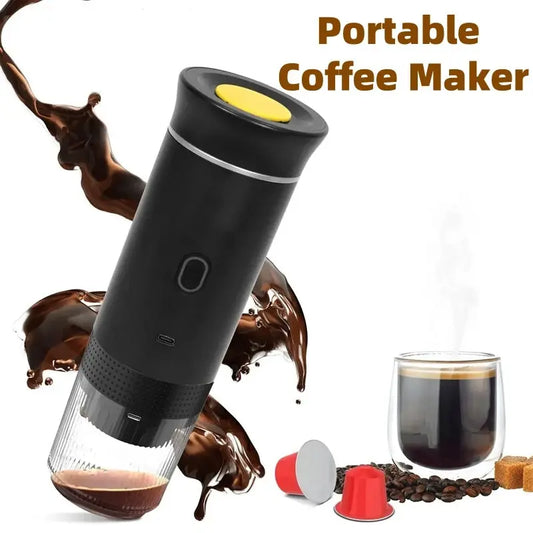 Electric Grinder Coffee Travel Handy 3 In1 Espresso Portable Coffee Espresso Maker Machine Cafe Portable Capsule Coffee Machine Kitchen Gadgets Gadget Sphere