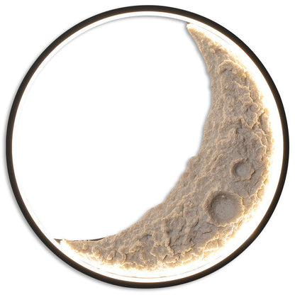 Living Room Bedroom Moon Wall Lamp Background Wall Decorative Lamp Gadget Sphere