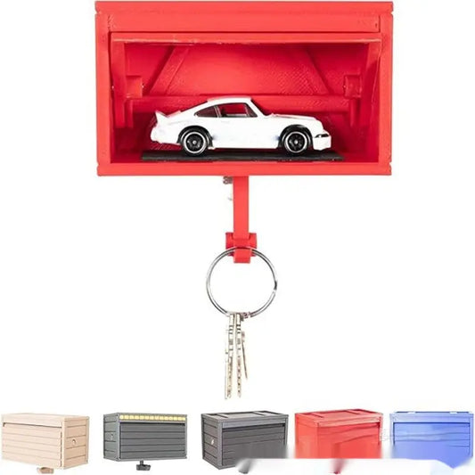 Car Key Ring With Door Garage Keychain Gadget Sphere