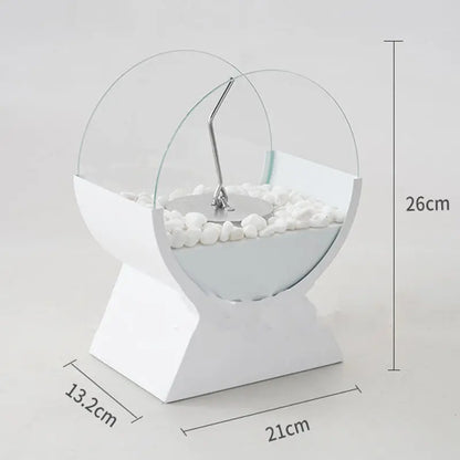 Alcohol Fireplace Arch Portable Stove Desktop Decoration Fireplace Gadget Sphere