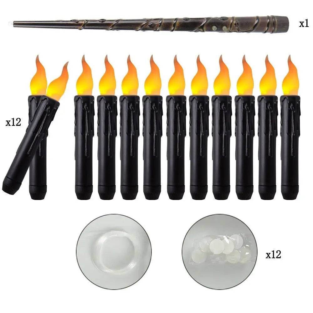 Hairtail Line Hook Magic Wand Remote Control Candle Halloween Party Decoration Gadget Sphere
