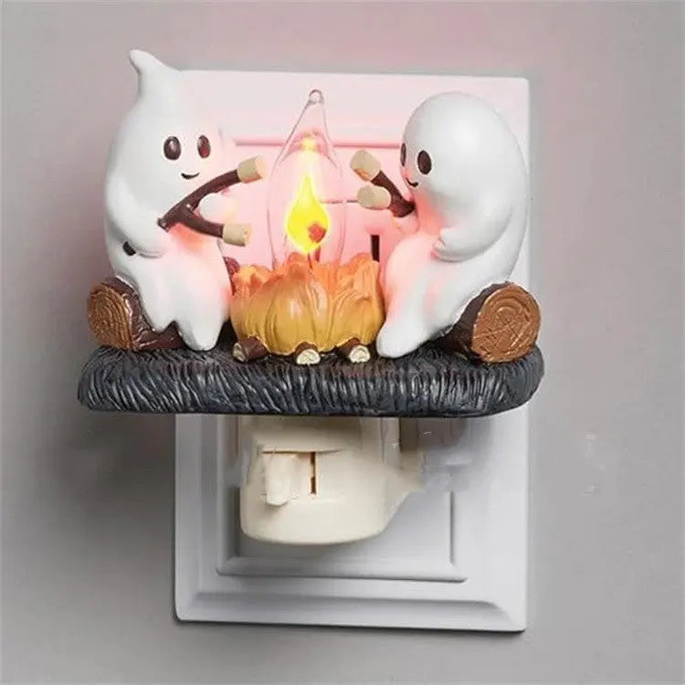 Halloween Ghost Campfire Night Light Gadget Sphere
