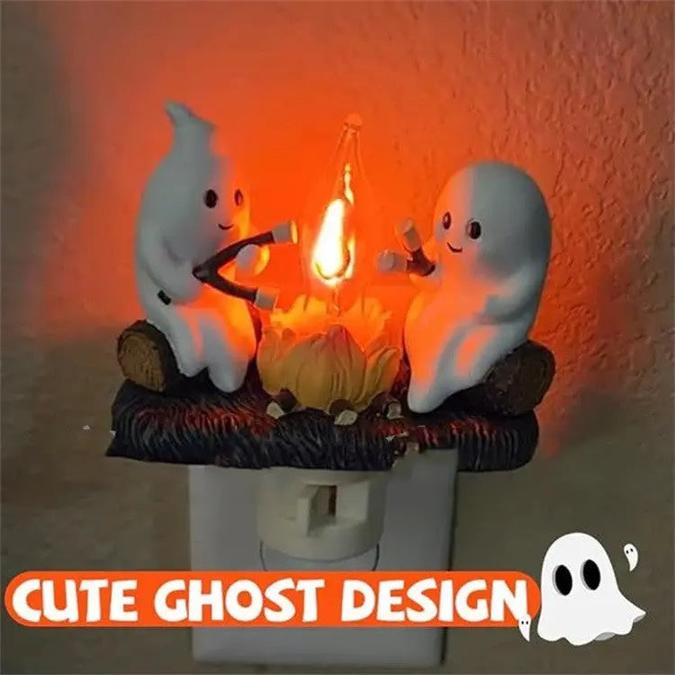 Halloween Ghost Campfire Night Light Gadget Sphere